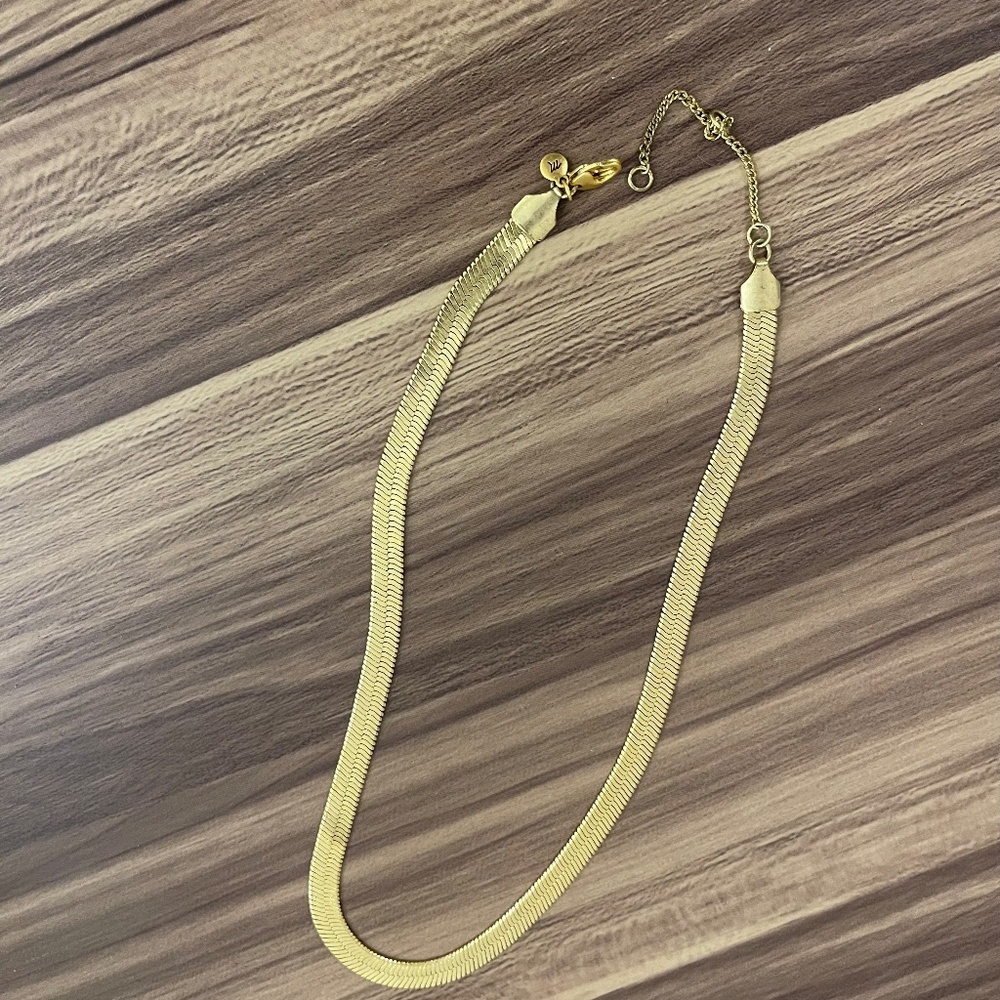 Madewell Chunky Herringbone Chain Necklace